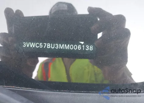 2021 Volkswagen Jetta 1.4T R-Line/1.4T S/1.4T Se from USA, damaged, VIN 3VWC57BU3MM006138